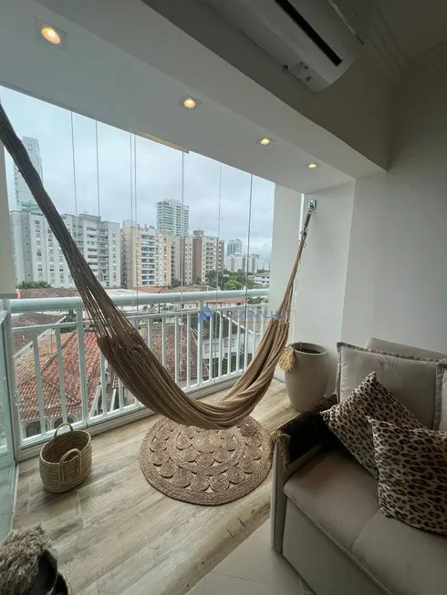 Foto 1 de Apartamento com 1 Quarto à venda, 45m² em Ponta da Praia, Santos