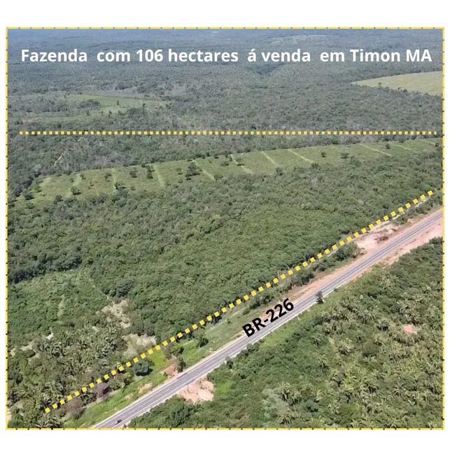 Foto 1 de Fazenda/Sítio com 4 Quartos à venda, 106000000m² em Area Rural de Timon, Timon