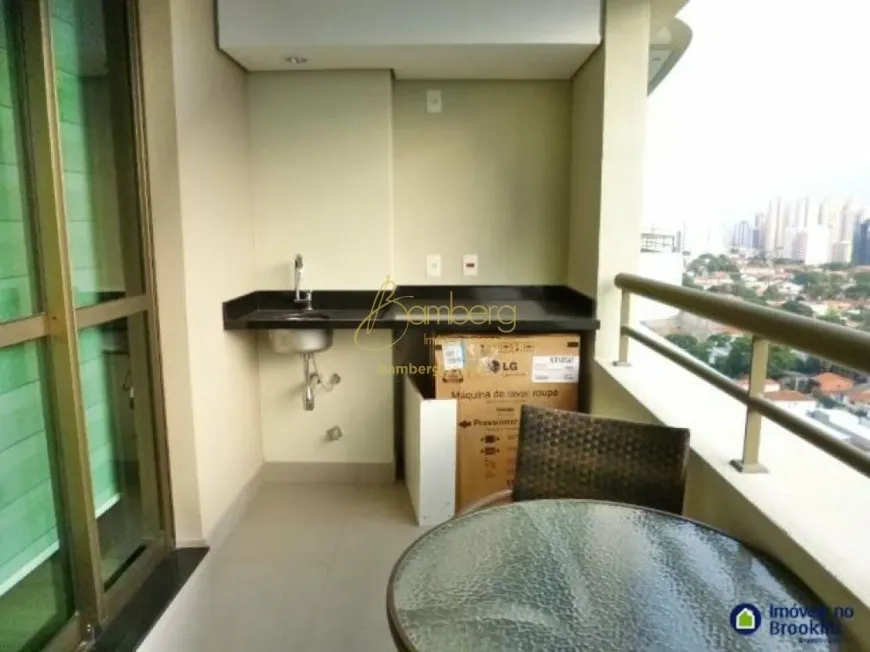 Foto 1 de Apartamento com 1 Quarto para alugar, 40m² em Brooklin, São Paulo