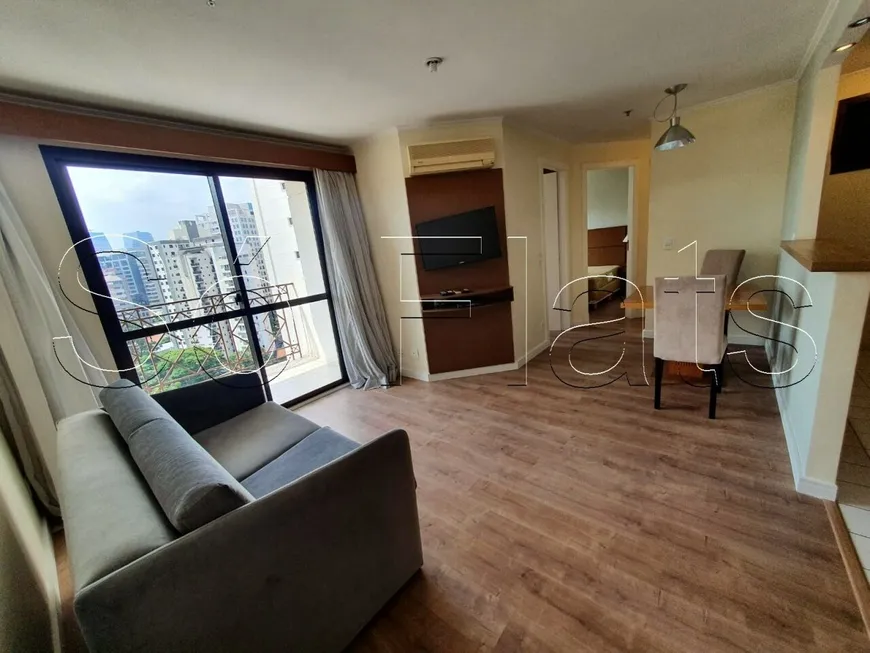 Foto 1 de Flat com 1 Quarto para alugar, 52m² em Vila Olímpia, São Paulo