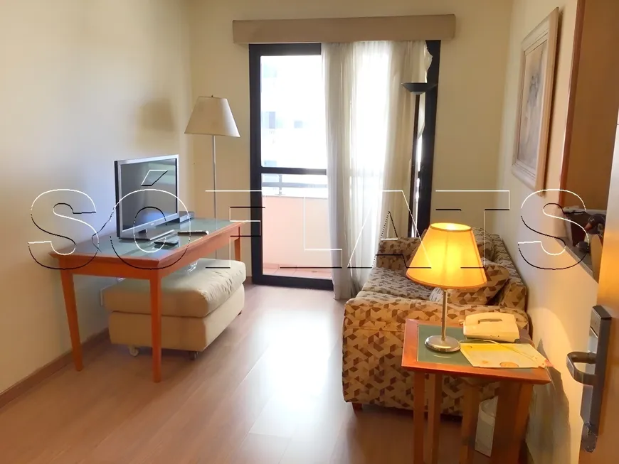 Foto 1 de Flat com 1 Quarto à venda, 64m² em Brooklin, São Paulo