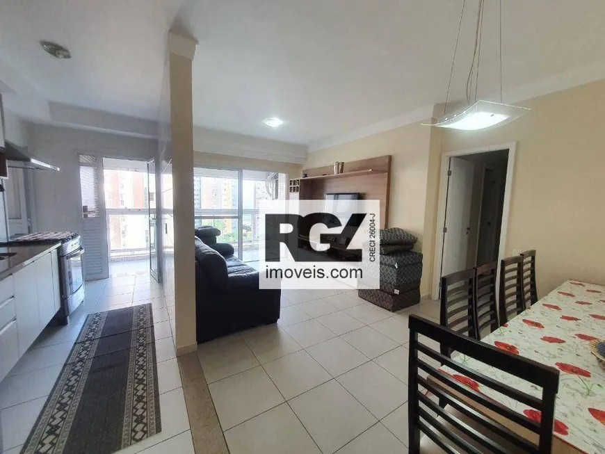 Foto 1 de Apartamento com 3 Quartos à venda, 98m² em José Menino, Santos