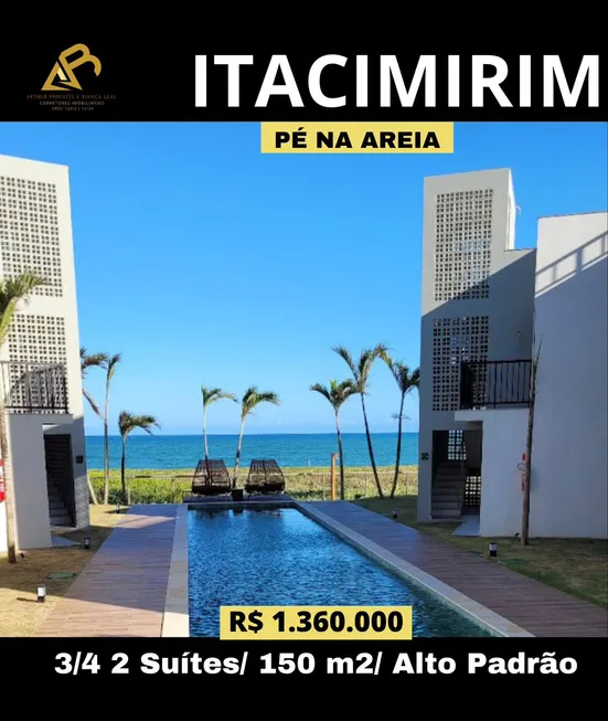 Foto 1 de Casa de Condomínio com 3 Quartos à venda, 110m² em Itacimirim, Camaçari