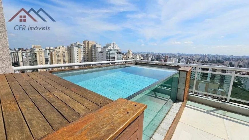 Foto 1 de Cobertura com 3 Quartos para venda ou aluguel, 280m² em Campo Belo, São Paulo