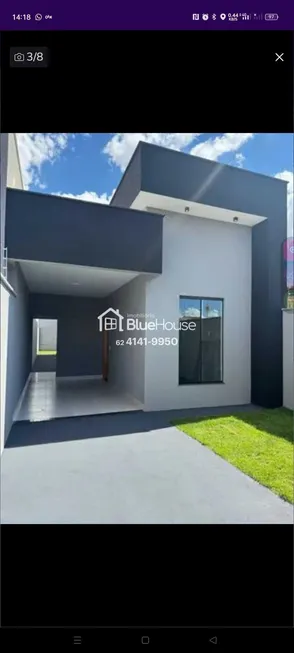 Foto 1 de Casa com 3 Quartos à venda, 98m² em Setor Ponta Kayana, Trindade