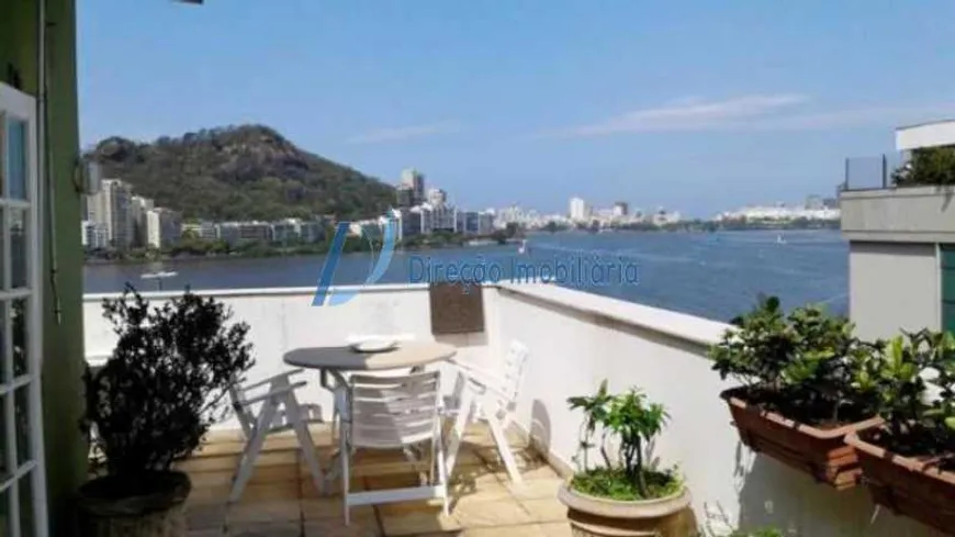 Foto 1 de Cobertura com 5 Quartos à venda, 203m² em Lagoa, Rio de Janeiro