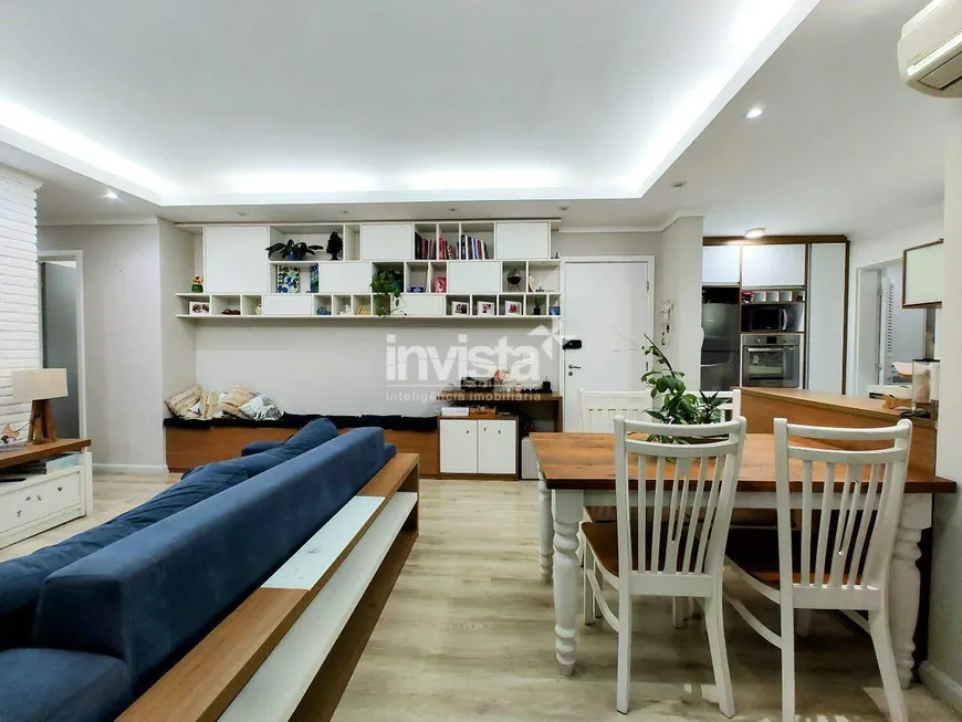 Foto 1 de Apartamento com 3 Quartos à venda, 98m² em Marapé, Santos