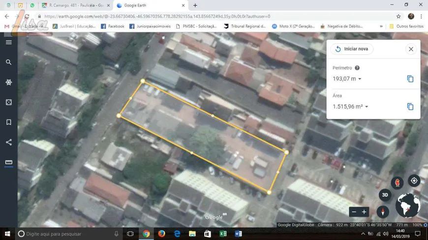 Foto 1 de Lote/Terreno à venda, 1500m² em Paulicéia, São Bernardo do Campo