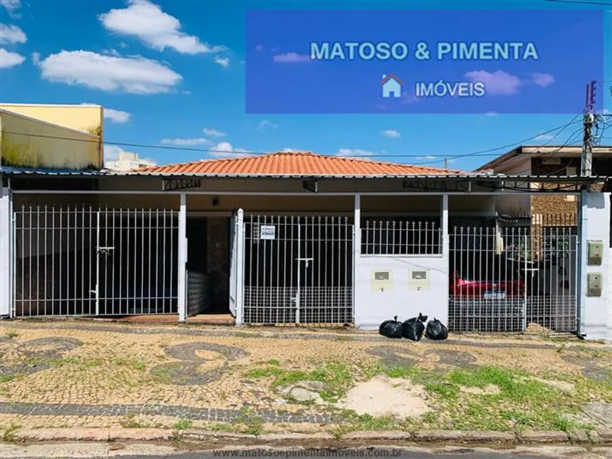 Foto 1 de Casa com 3 Quartos à venda, 193m² em Vila Industrial, Campinas