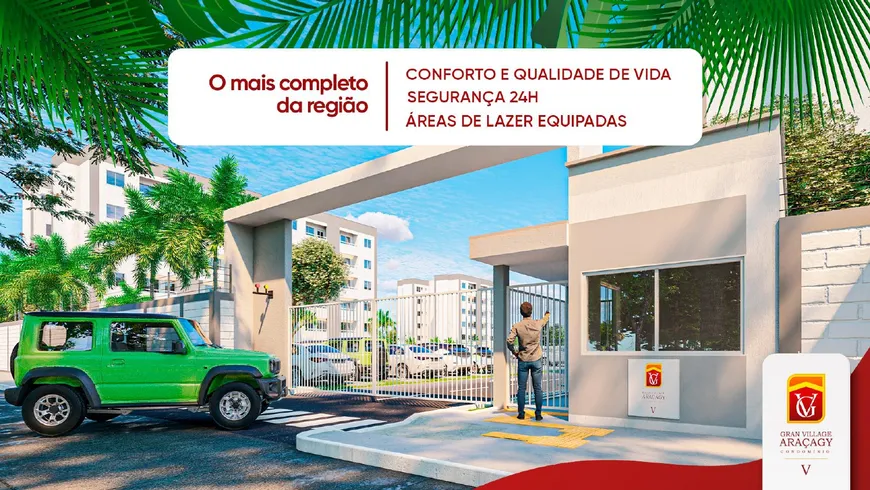 Foto 1 de Apartamento com 2 Quartos à venda, 49m² em Araçagy, São José de Ribamar