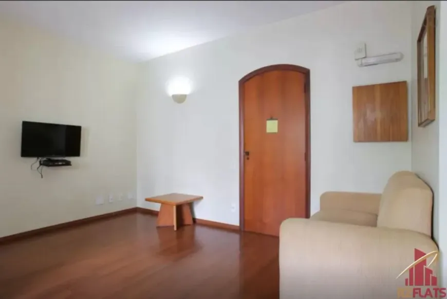 Foto 1 de Flat com 1 Quarto para alugar, 52m² em Moema, São Paulo