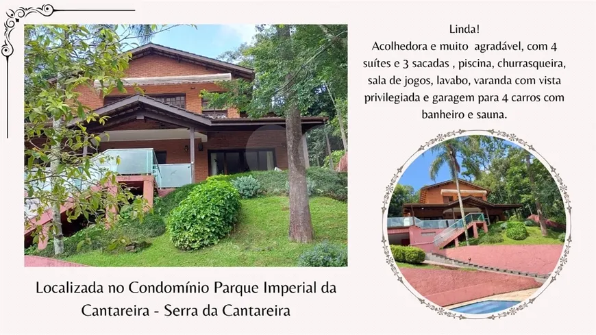 Foto 1 de Casa de Condomínio com 4 Quartos à venda, 332m² em Parque Imperial, Mairiporã