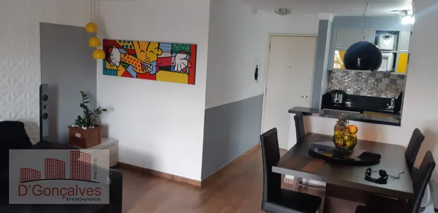 Foto 1 de Apartamento com 3 Quartos à venda, 77m² em Taboão, Diadema