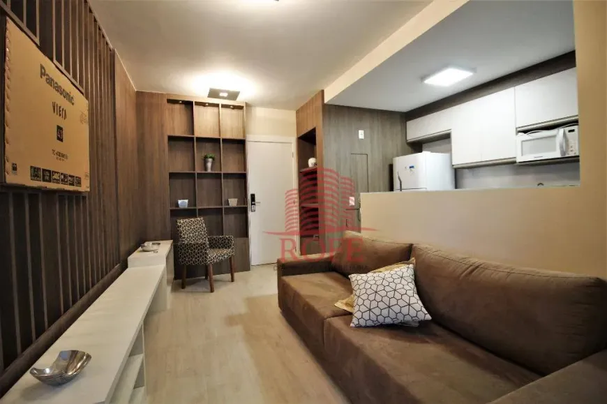 Foto 1 de Apartamento com 1 Quarto à venda, 48m² em Brooklin, São Paulo