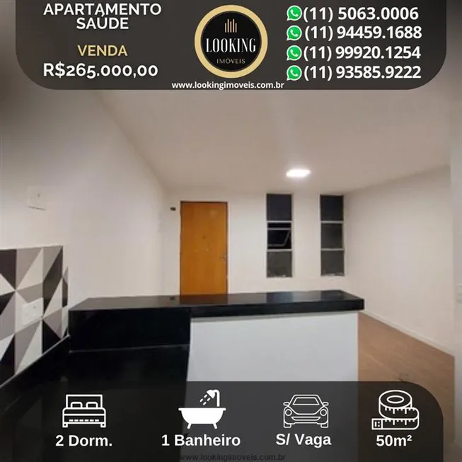 Foto 1 de Apartamento com 2 Quartos à venda, 50m² em Cursino, São Paulo