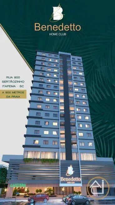 Foto 1 de Apartamento com 2 Quartos à venda, 61m² em Canto da Praia, Itapema