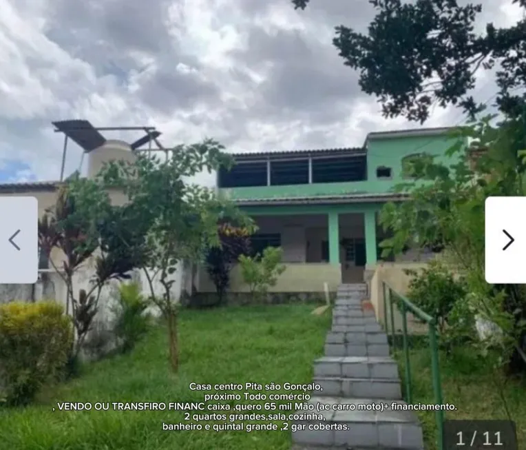 Foto 1 de Casa com 2 Quartos à venda, 160m² em Sete Pontes, São Gonçalo
