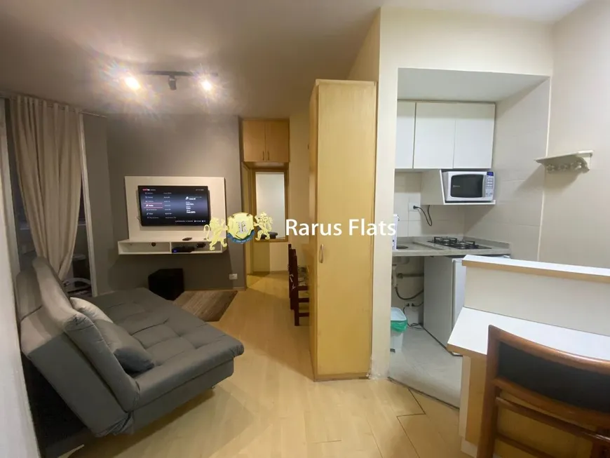 Foto 1 de Flat com 1 Quarto para alugar, 33m² em Jardins, São Paulo