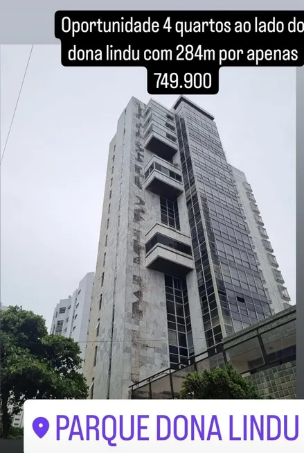 Foto 1 de Apartamento com 4 Quartos à venda, 284m² em Boa Viagem, Recife