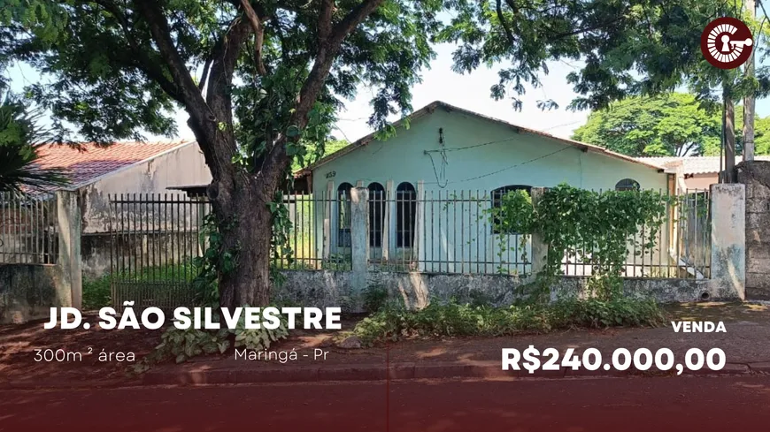 Foto 1 de Lote/Terreno à venda, 300m² em Jardim São Silvestre, Maringá