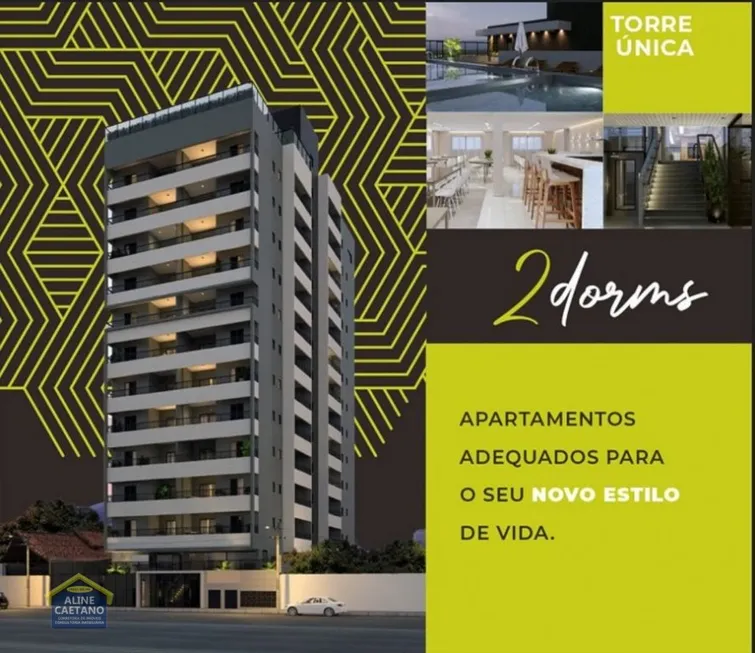 Foto 1 de Apartamento com 2 Quartos à venda, 81m² em Vila Guilhermina, Praia Grande