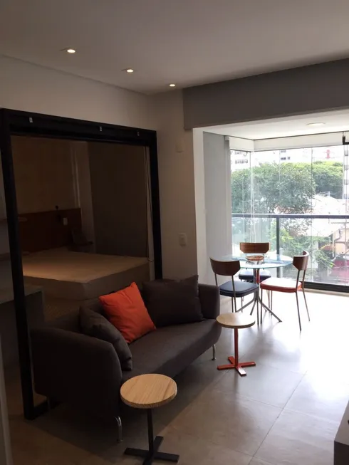 Foto 1 de Apartamento com 1 Quarto para venda ou aluguel, 35m² em Jardim Paulista, São Paulo