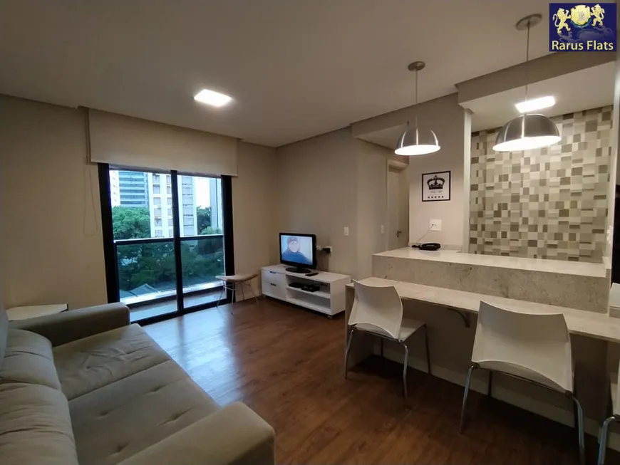 Foto 1 de Flat com 1 Quarto para alugar, 40m² em Itaim Bibi, São Paulo