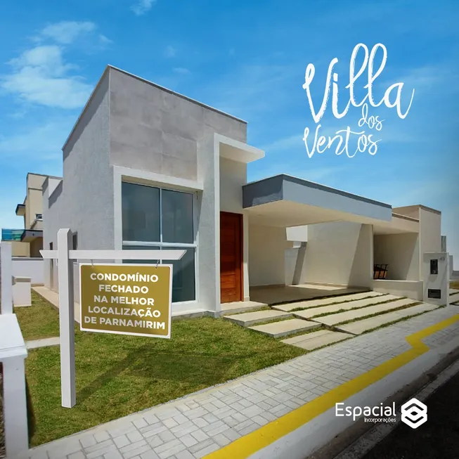 Foto 1 de Casa com 3 Quartos à venda, 99m² em Nova Esperança, Parnamirim