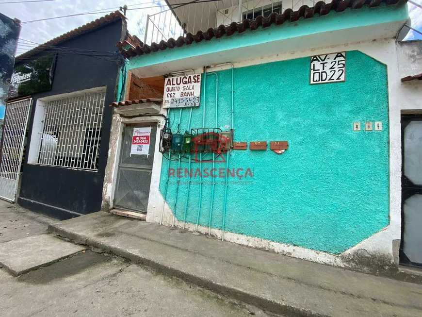 Foto 1 de Casa com 1 Quarto para alugar, 30m² em Inhoaíba, Rio de Janeiro