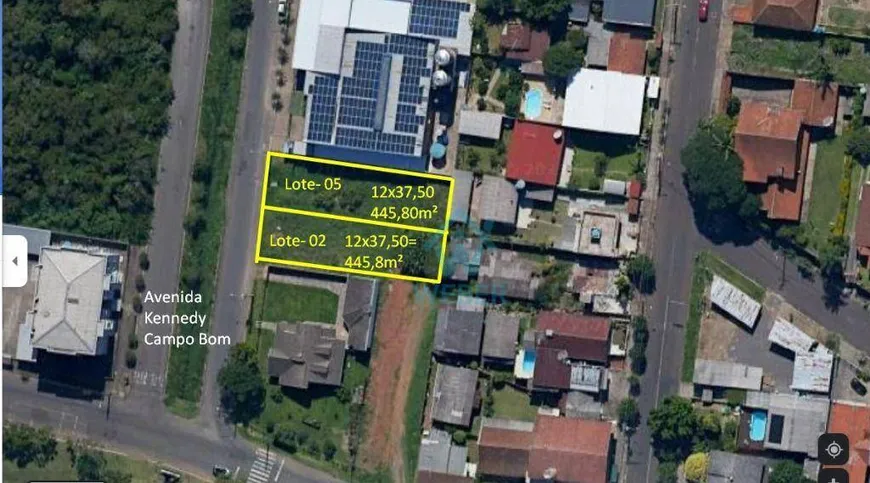 Foto 1 de Lote/Terreno à venda, 446m² em Paulista, Campo Bom