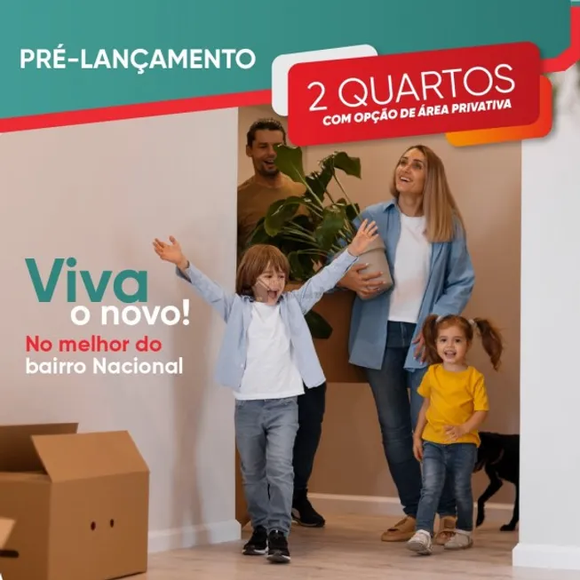 Foto 1 de Apartamento com 2 Quartos à venda, 44m² em Caiapós, Contagem