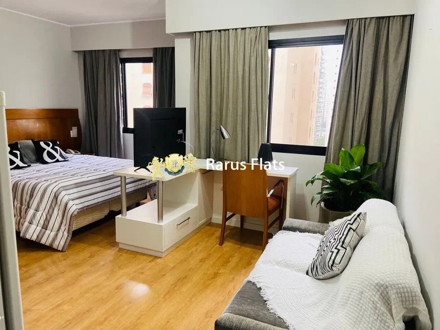 Foto 1 de Flat com 1 Quarto para alugar, 28m² em Moema, São Paulo