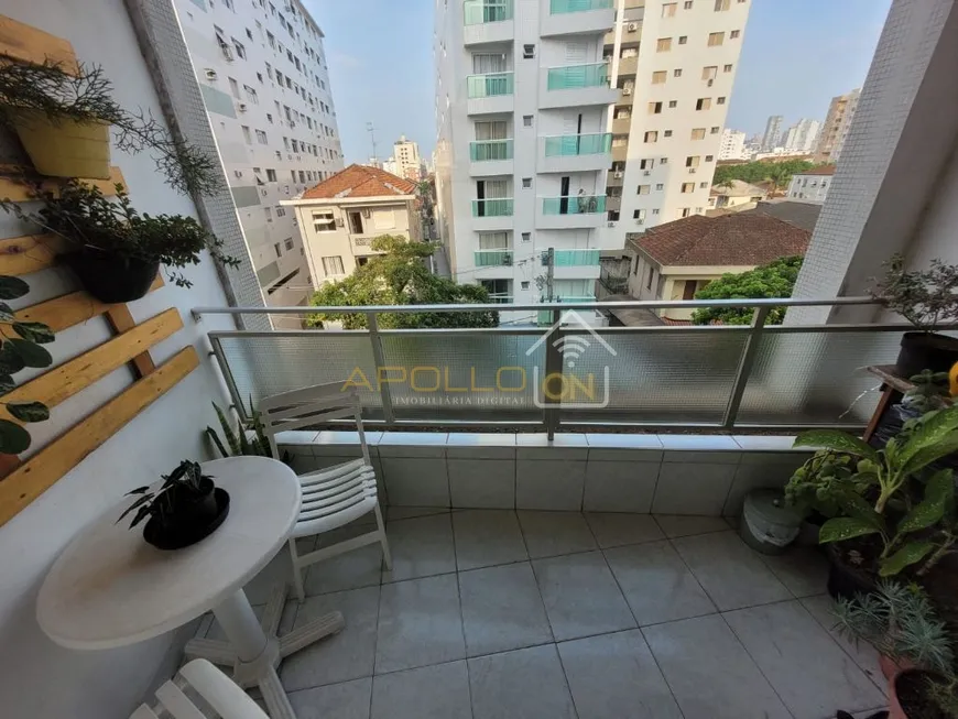 Foto 1 de Apartamento com 2 Quartos à venda, 97m² em Marapé, Santos