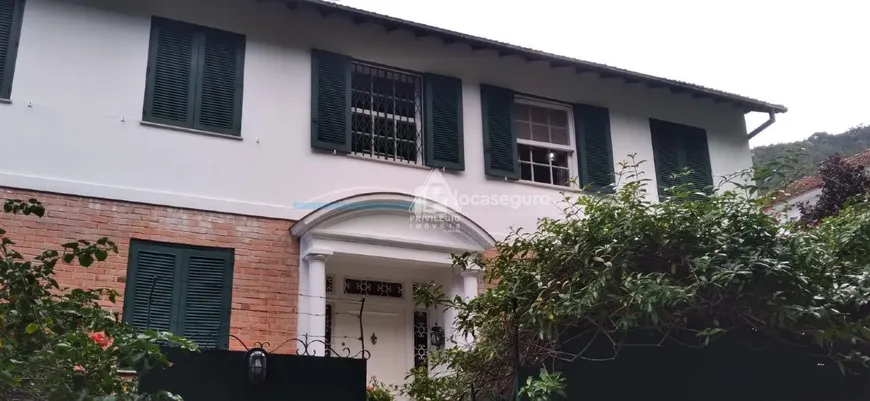 Foto 1 de Casa de Condomínio com 4 Quartos para alugar, 400m² em Cosme Velho, Rio de Janeiro