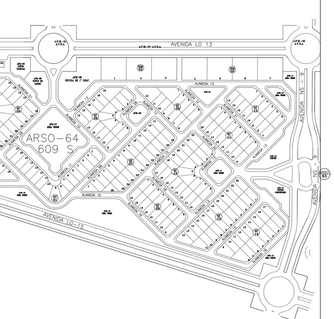 Foto 1 de Lote/Terreno à venda, 420m² em Plano Diretor Sul, Palmas