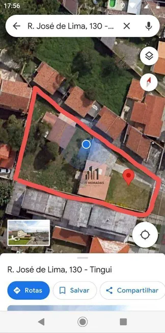 Foto 1 de Lote/Terreno à venda, 1118m² em Tingui, Curitiba