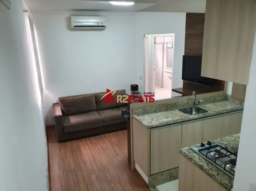 Foto 1 de Flat com 1 Quarto para alugar, 35m² em Jardins, São Paulo