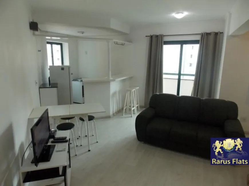 Foto 1 de Flat com 1 Quarto para alugar, 40m² em Itaim Bibi, São Paulo