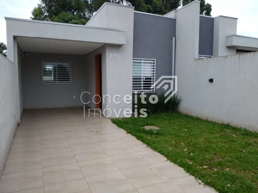 Foto 1 de Casa com 3 Quartos à venda, 74m² em Cara Cara, Ponta Grossa