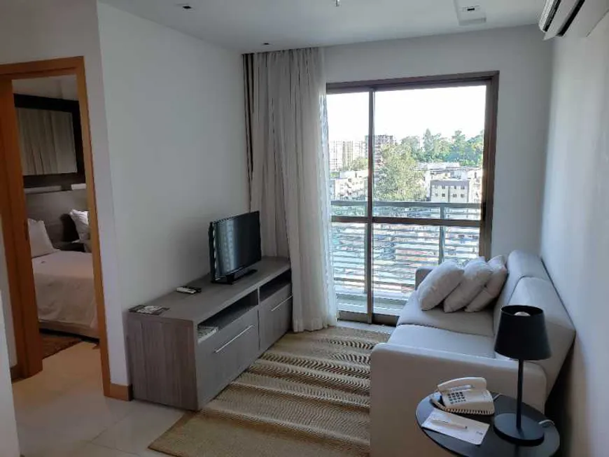 Foto 1 de Flat com 1 Quarto à venda, 35m² em Jacarepaguá, Rio de Janeiro