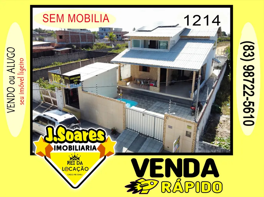 Foto 1 de Casa com 4 Quartos à venda, 300m² em Conde, Conde