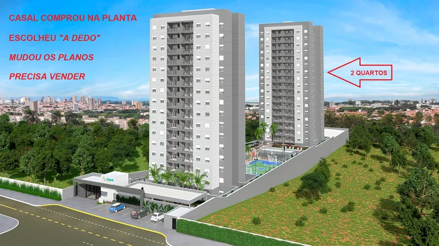 Foto 1 de Apartamento com 2 Quartos à venda, 65m² em Dois Córregos, Piracicaba