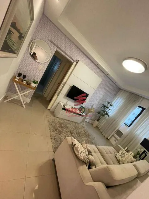 Foto 1 de Apartamento com 1 Quarto à venda, 52m² em Ponta da Praia, Santos