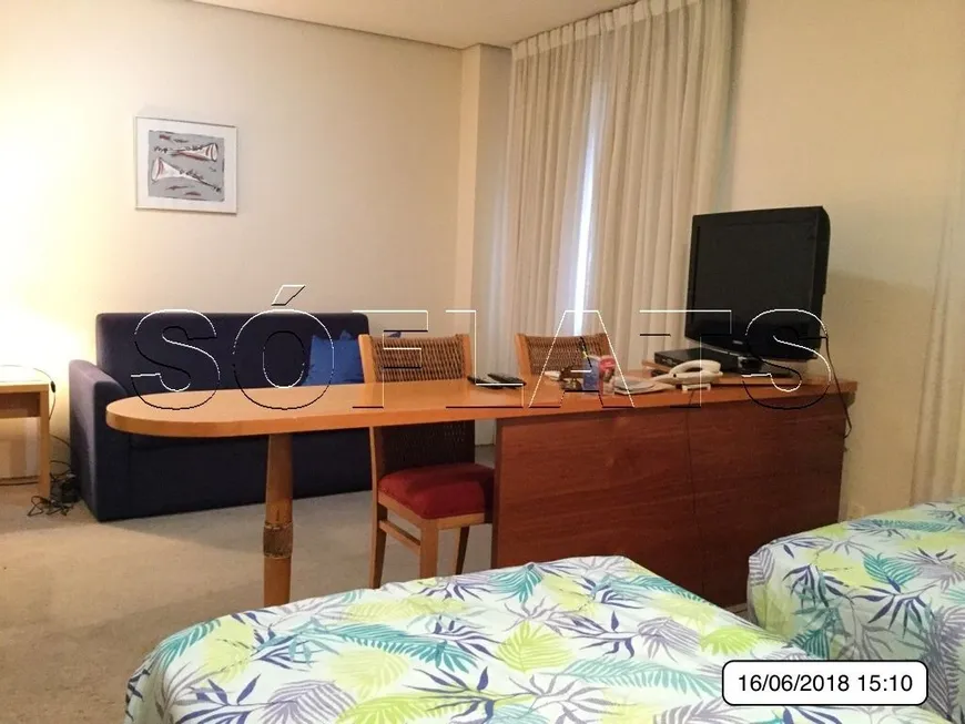 Foto 1 de Flat com 1 Quarto para alugar, 52m² em Moema, São Paulo