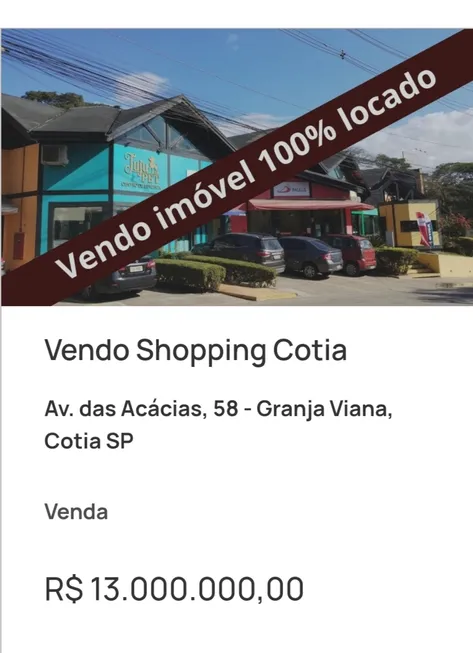 Foto 1 de Galpão/Depósito/Armazém à venda, 1700m² em Jardim da Glória, Cotia