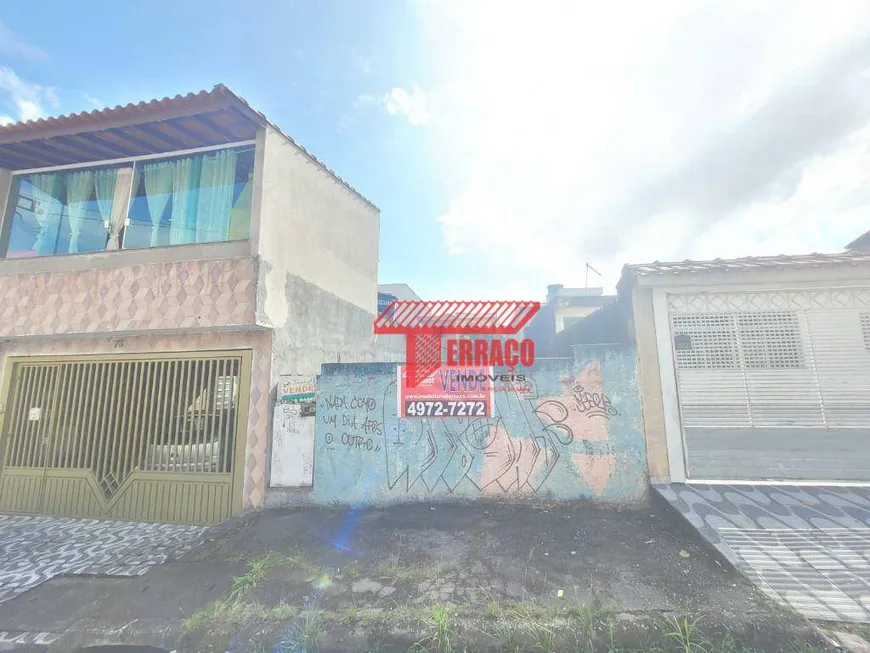 Foto 1 de Lote/Terreno à venda, 125m² em Jardim Santo Antonio de Padua, Santo André