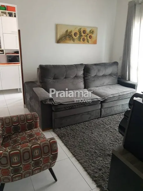 Foto 1 de Apartamento com 2 Quartos à venda, 65m² em Catiapoa, São Vicente