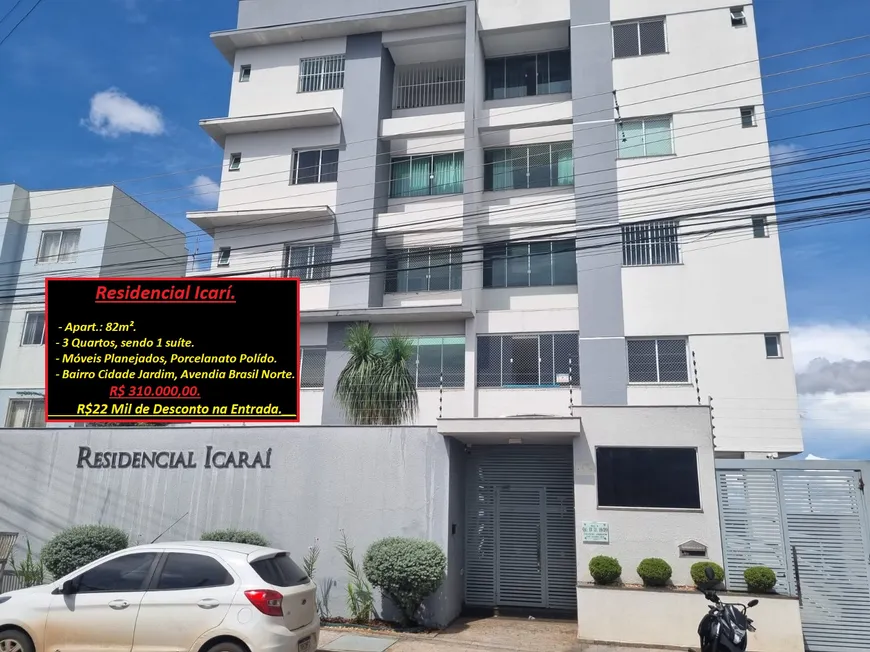 Foto 1 de Apartamento com 3 Quartos à venda, 82m² em Vila Santa Isabel, Anápolis