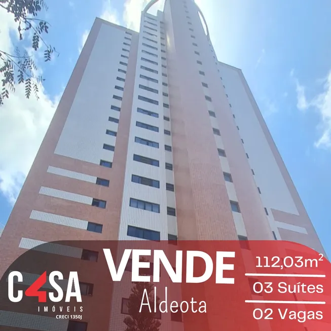 Foto 1 de Apartamento com 3 Quartos à venda, 112m² em Aldeota, Fortaleza