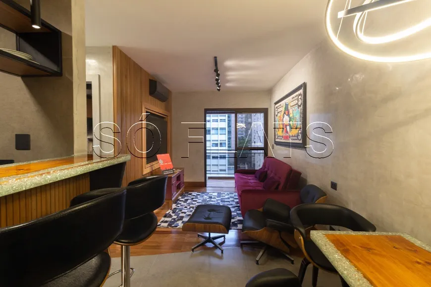 Foto 1 de Flat com 1 Quarto à venda, 40m² em Jardim Paulista, São Paulo